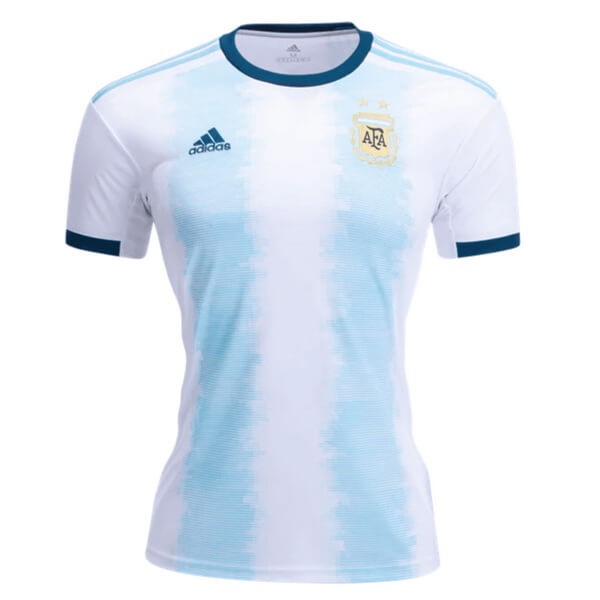 Camiseta Argentina Replica Primera Ropa Mujer 2019 Azul Blanco